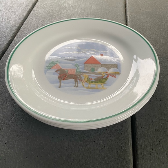 4 Corelle 7.25” Country Memories Plates - Picture 3 of 10